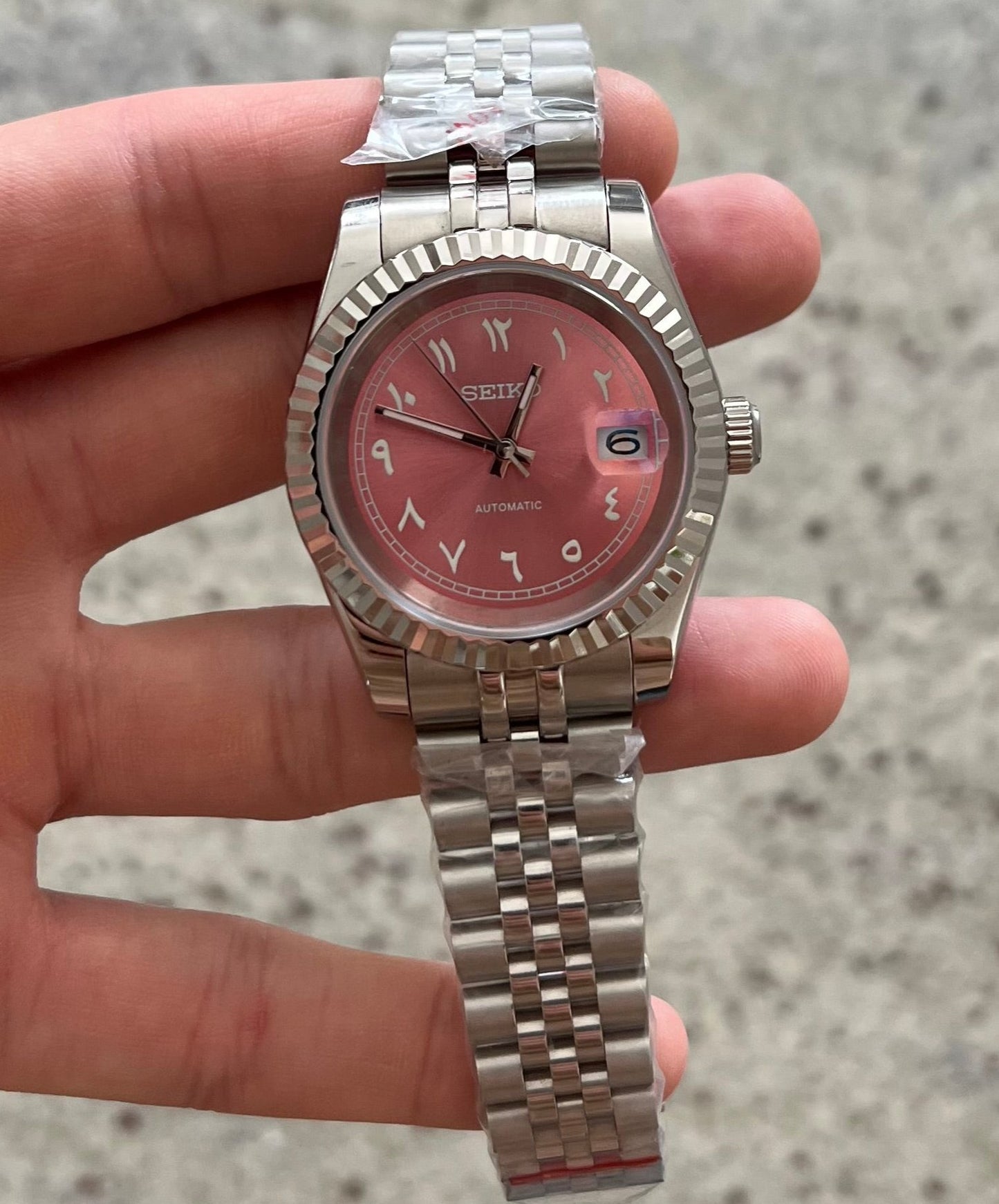 SeikoDatejust Pink Dial