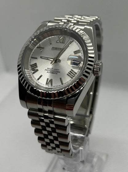 SeikoDatejust White Roman