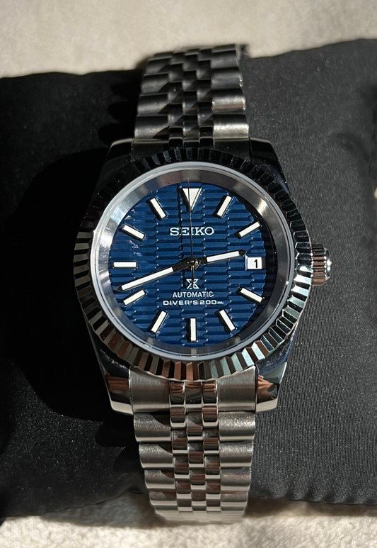 SeikoDatejust blue dial