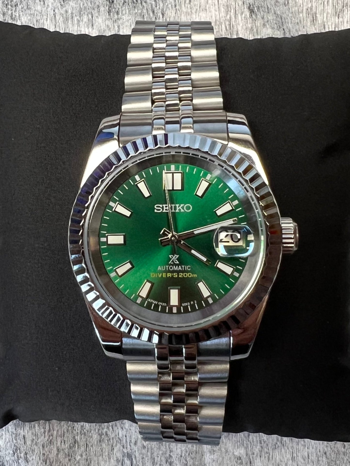 SeikoDatejust Green dial