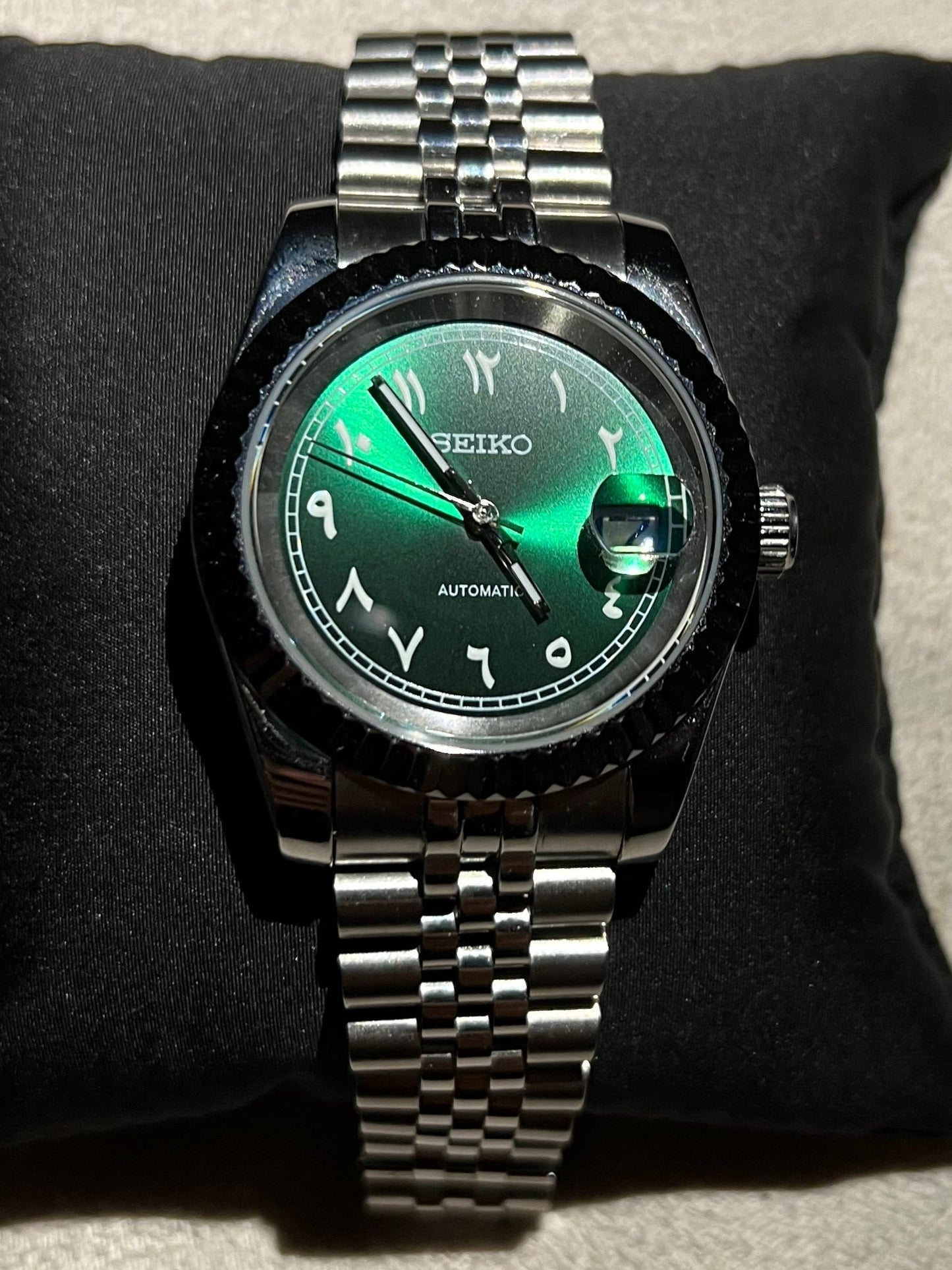 SeikoDatejust Green arabic dial